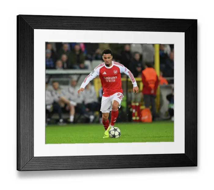 Framed Print : Club Brugge KV v Arsenal FC - UEFA Champions League 2025 / 26 League Phase MD6