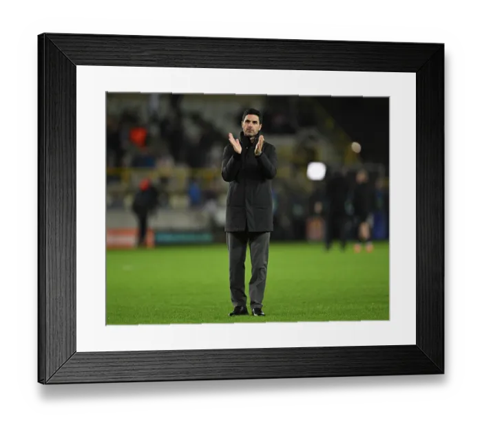 Framed Print : Club Brugge KV v Arsenal FC - UEFA Champions League 2025 / 26 League Phase MD6