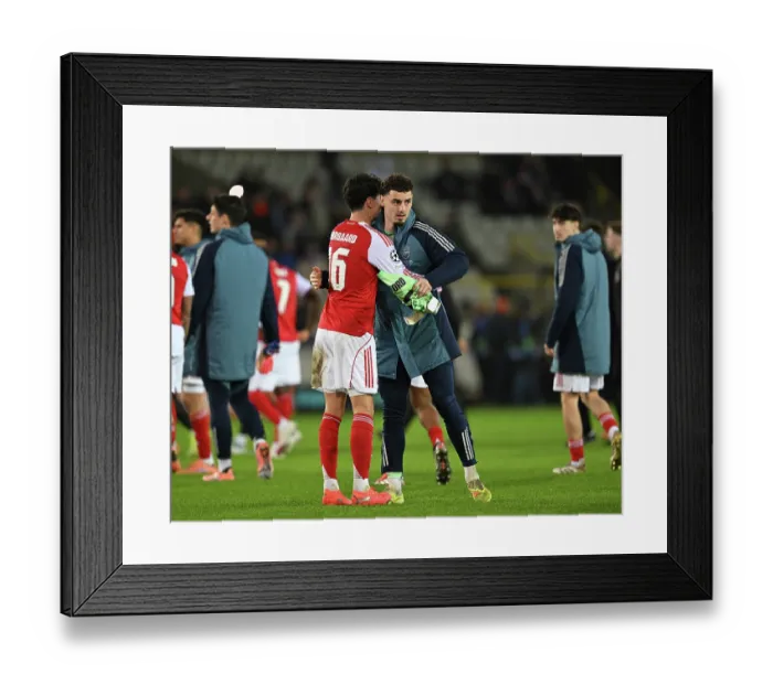 Framed Print : Club Brugge KV v Arsenal FC - UEFA Champions League 2025 / 26 League Phase MD6