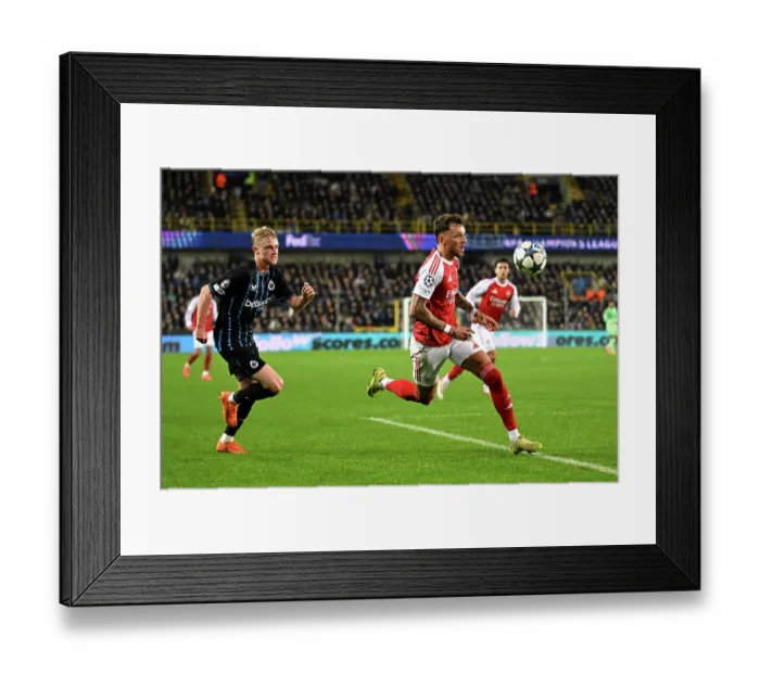 Framed Print : Club Brugge KV v Arsenal FC - UEFA Champions League 2025 / 26 League Phase MD6