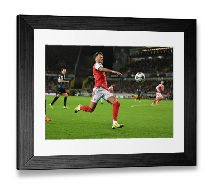 Framed Print : Club Brugge KV v Arsenal FC - UEFA Champions League 2025 / 26 League Phase MD6