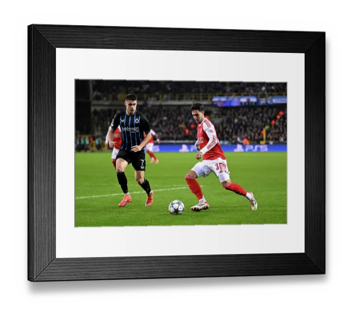 Framed Print : Club Brugge KV v Arsenal FC - UEFA Champions League 2025 / 26 League Phase MD6