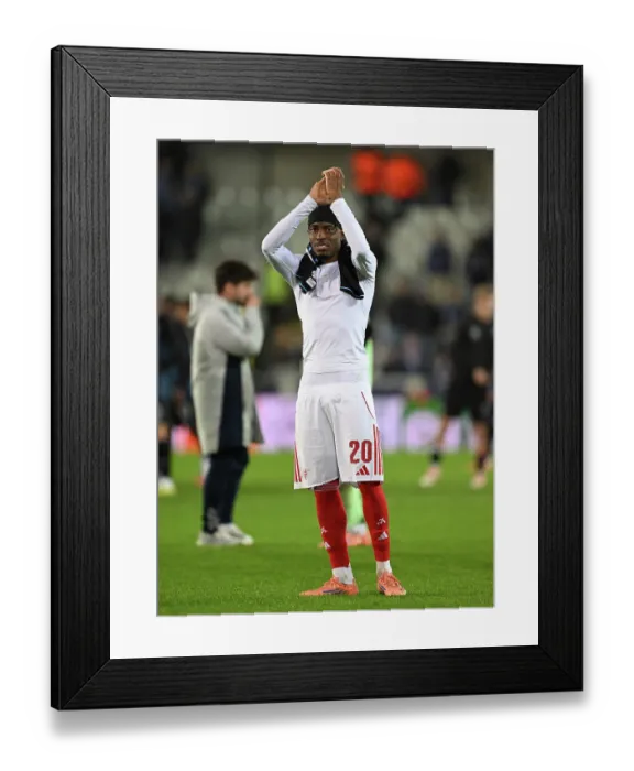 Framed Print : Club Brugge KV v Arsenal FC - UEFA Champions League 2025 / 26 League Phase MD6