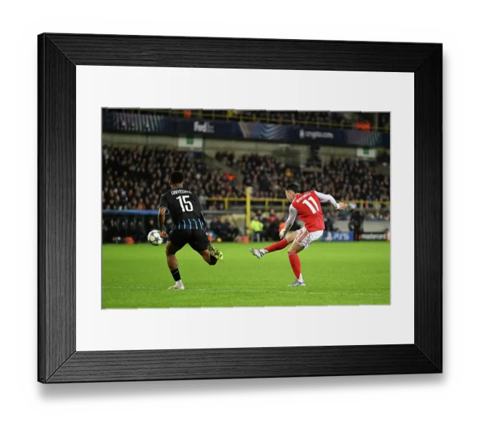 Framed Print : Club Brugge KV v Arsenal FC - UEFA Champions League 2025 / 26 League Phase MD6