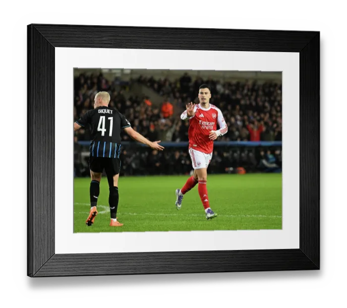Framed Print : Club Brugge KV v Arsenal FC - UEFA Champions League 2025 / 26 League Phase MD6