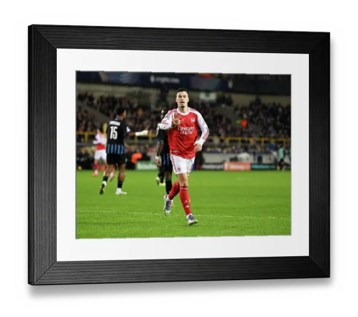 Framed Print : Club Brugge KV v Arsenal FC - UEFA Champions League 2025 / 26 League Phase MD6