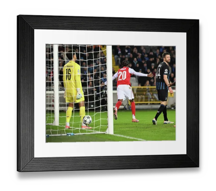 Framed Print : Club Brugge KV v Arsenal FC - UEFA Champions League 2025 / 26 League Phase MD6