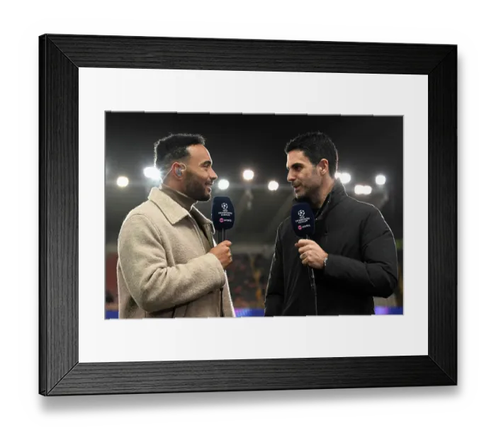 Framed Print : Club Brugge KV v Arsenal FC - UEFA Champions League 2025 / 26 League Phase MD6