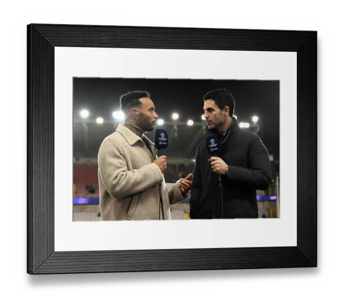 Framed Print : Club Brugge KV v Arsenal FC - UEFA Champions League 2025 / 26 League Phase MD6