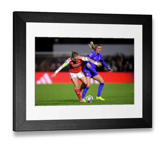 Framed Print : Arsenal FC v FC Twente - UEFA Women's Champions League 2025 / 26 League Phase MD5 Arsenal FC v FC Twente - UEFA Women's Champions League 2025 / 26 League Phase MD5