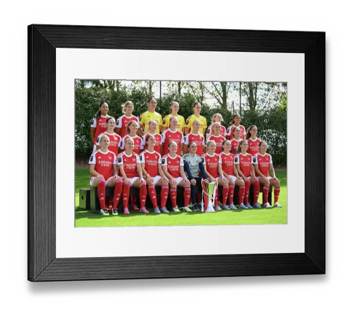 Framed Print : Arsenal Women Official Squad Photo 2025 / 26