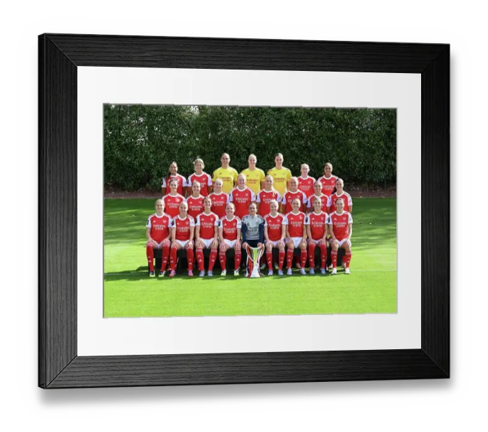 Framed Print : Arsenal Women Official Squad Photo 2025 / 26