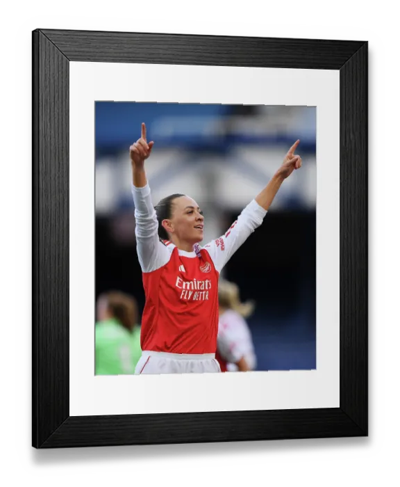 Framed Print : Everton v Arsenal - Barclays Women's Super League Everton v Arsenal - Barclays Women's Super League