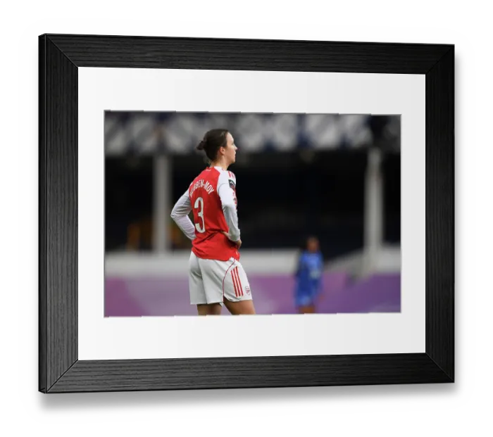 Framed Print : Everton v Arsenal - Barclays Women's Super League Everton v Arsenal - Barclays Women's Super League