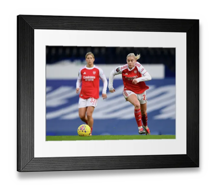 Framed Print : Everton v Arsenal - Barclays Women's Super League Everton v Arsenal - Barclays Women's Super League