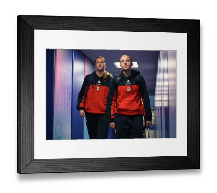 Framed Print : Everton v Arsenal - Barclays Women's Super League Everton v Arsenal - Barclays Women's Super League