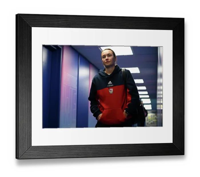 Framed Print : Everton v Arsenal - Barclays Women's Super League Everton v Arsenal - Barclays Women's Super League