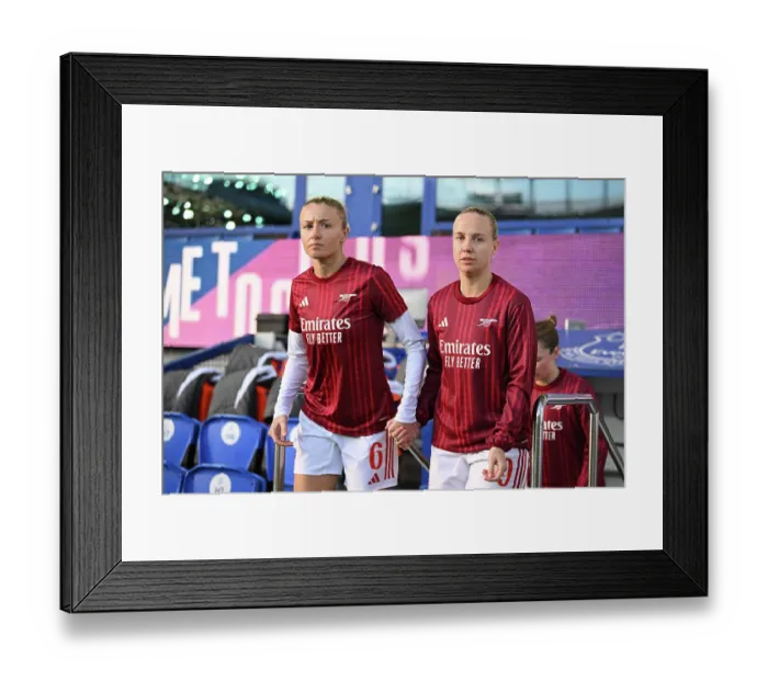 Framed Print : Everton v Arsenal - Barclays Women's Super League Everton v Arsenal - Barclays Women's Super League