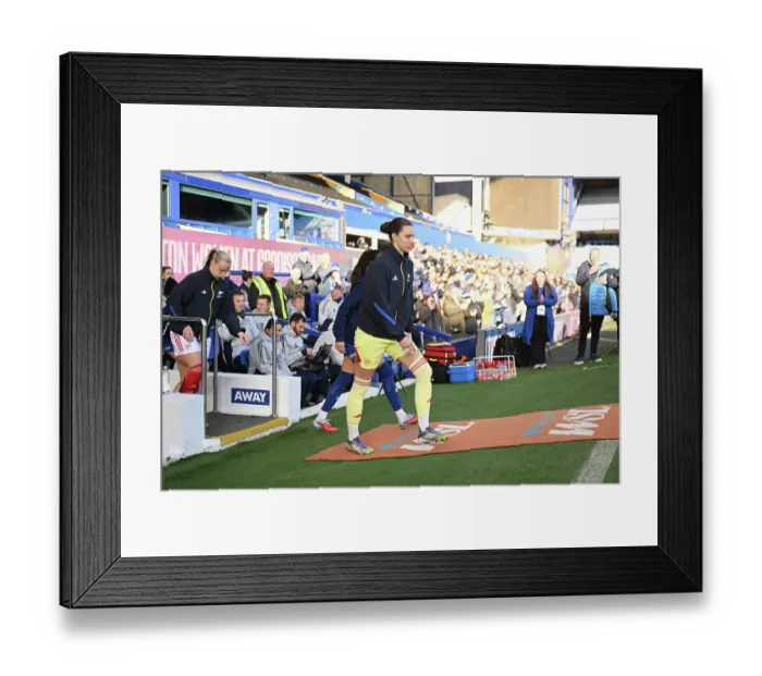 Framed Print : Everton v Arsenal - Barclays Women's Super League Everton v Arsenal - Barclays Women's Super League