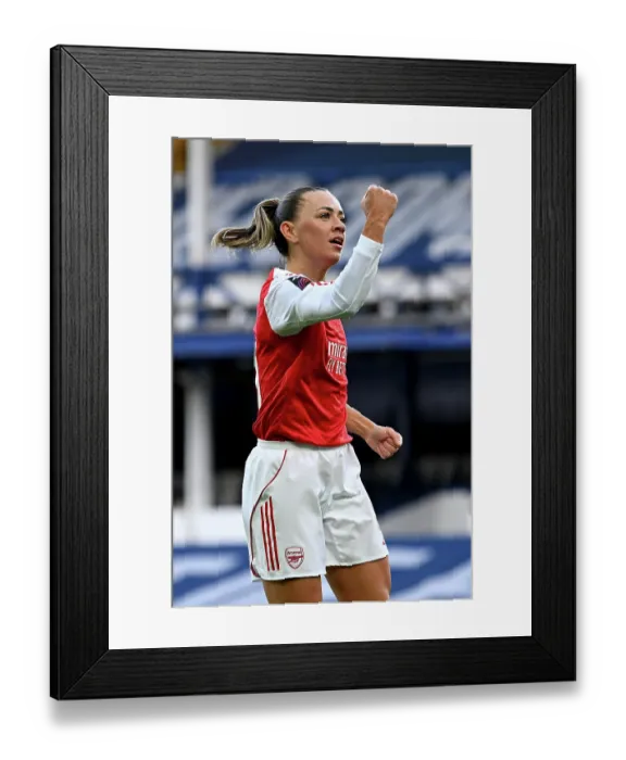 Framed Print : Everton v Arsenal - Barclays Women's Super League Everton v Arsenal - Barclays Women's Super League