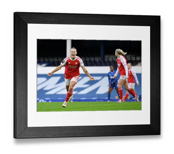 Framed Print : Everton v Arsenal - Barclays Women's Super League Everton v Arsenal - Barclays Women's Super League