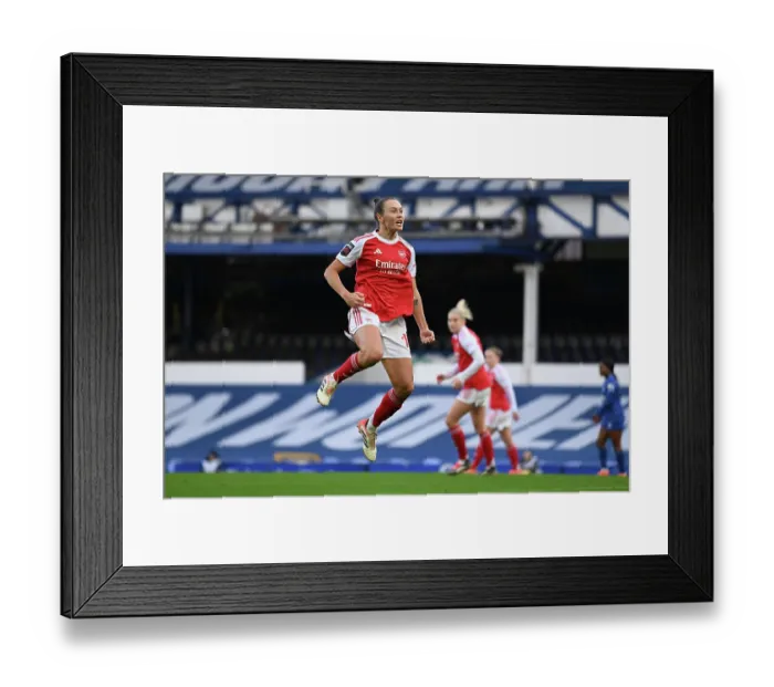 Framed Print : Everton v Arsenal - Barclays Women's Super League Everton v Arsenal - Barclays Women's Super League