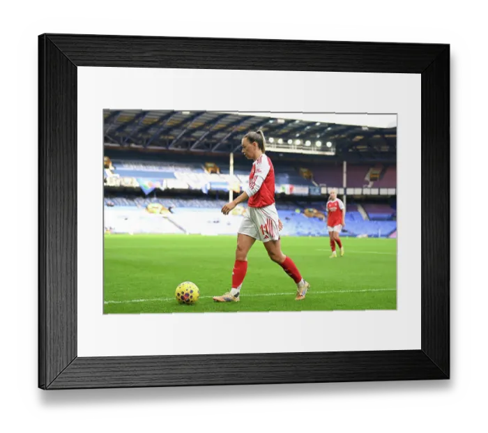 Framed Print : Everton v Arsenal - Barclays Women's Super League Everton v Arsenal - Barclays Women's Super League