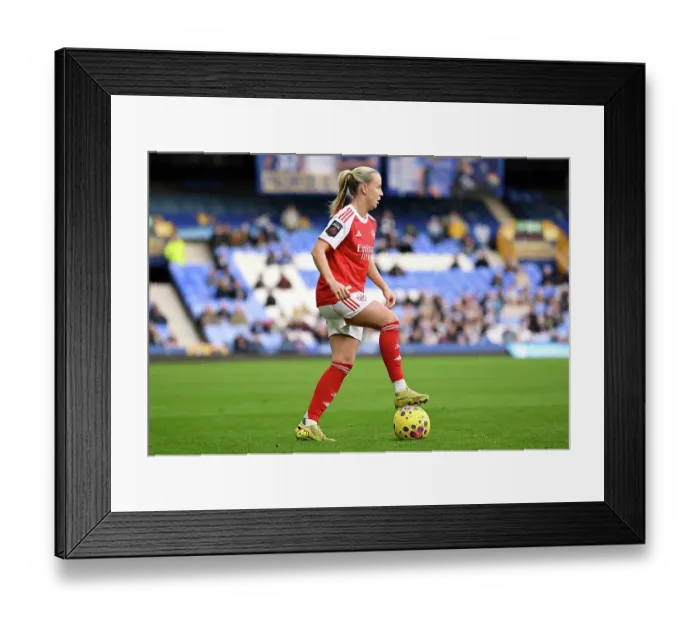 Framed Print : Everton v Arsenal - Barclays Women's Super League Everton v Arsenal - Barclays Women's Super League