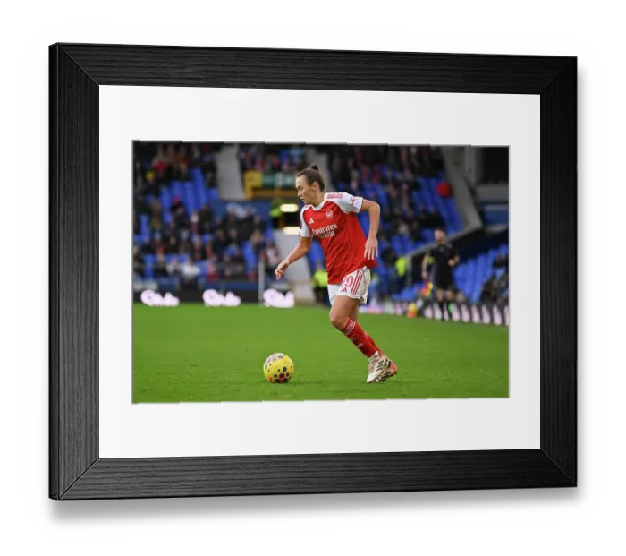 Framed Print : Everton v Arsenal - Barclays Women's Super League Everton v Arsenal - Barclays Women's Super League