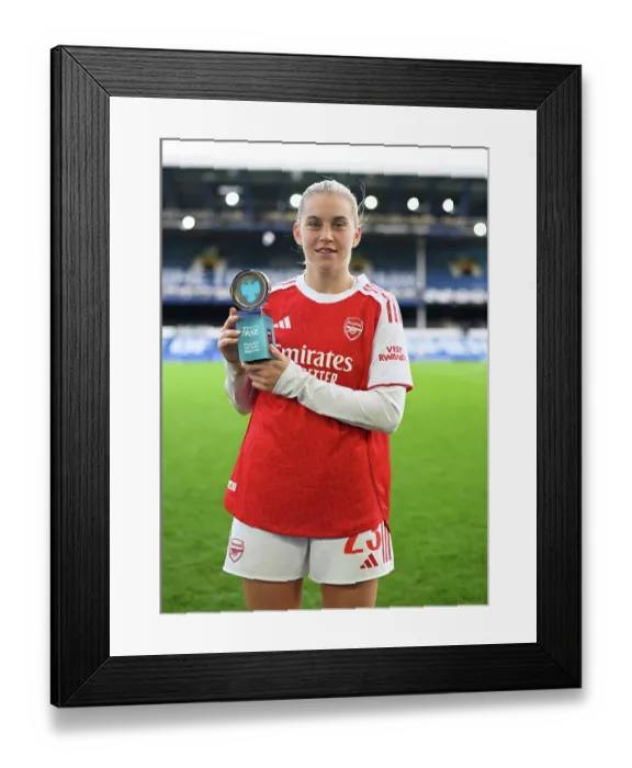 Framed Print : Everton v Arsenal - Barclays Women's Super League Everton v Arsenal - Barclays Women's Super League