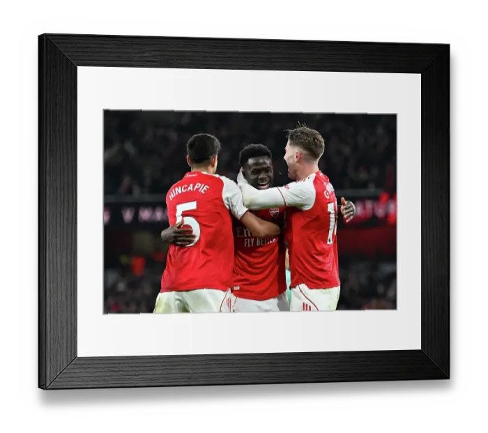 Framed Print : Arsenal v Wolverhampton Wanderers - Premier League