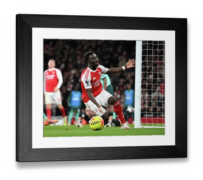Framed Print : Arsenal v Wolverhampton Wanderers - Premier League
