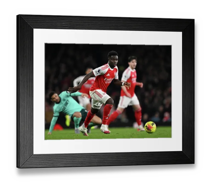 Framed Print : Arsenal v Wolverhampton Wanderers - Premier League