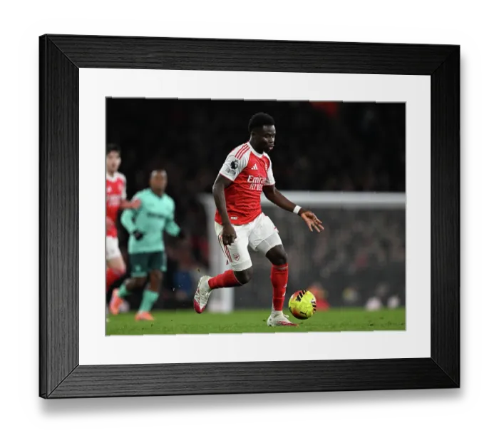 Framed Print : Arsenal v Wolverhampton Wanderers - Premier League
