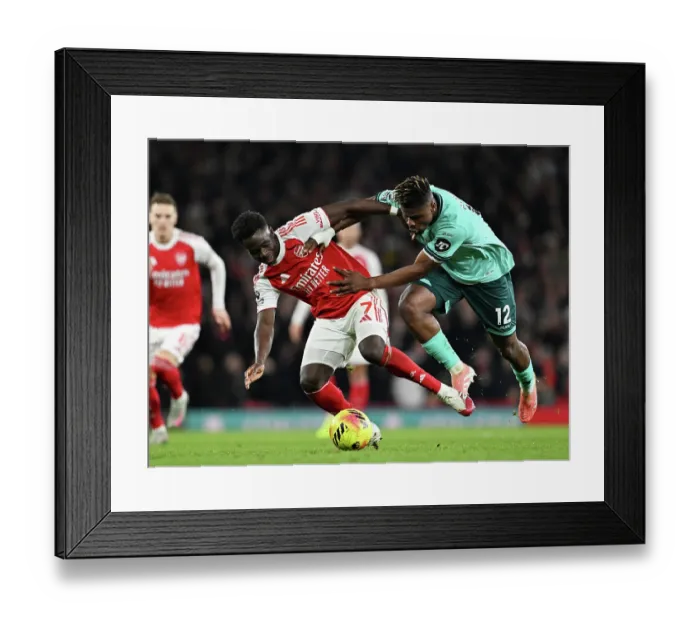 Framed Print : Arsenal v Wolverhampton Wanderers - Premier League