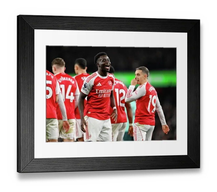 Framed Print : Arsenal v Wolverhampton Wanderers - Premier League