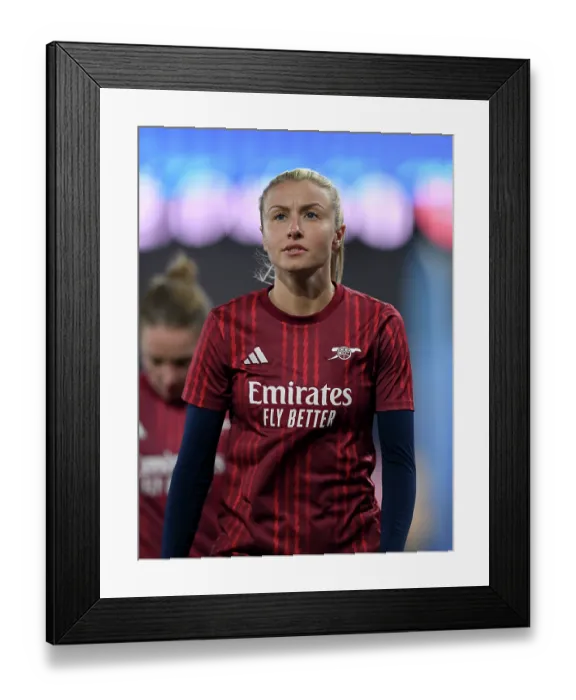 Framed Print : Oud-Heverlee Leuven v Arsenal FC - UEFA Women's Champions League 2025 / 26 League Phase MD6 Oud-Heverlee Leuven v Arsenal FC - UEFA Women's Champions League 2025 / 26 League
