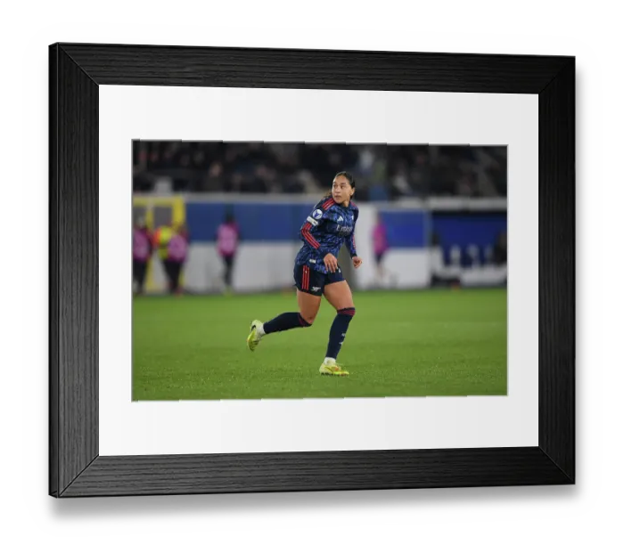 Framed Print : Oud-Heverlee Leuven v Arsenal FC - UEFA Women's Champions League 2025 / 26 League Phase MD6 Oud-Heverlee Leuven v Arsenal FC - UEFA Women's Champions League 2025 / 26 League