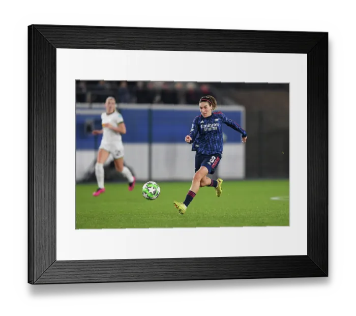 Framed Print : Oud-Heverlee Leuven v Arsenal FC - UEFA Women's Champions League 2025 / 26 League Phase MD6 Oud-Heverlee Leuven v Arsenal FC - UEFA Women's Champions League 2025 / 26 League
