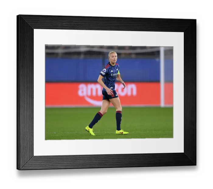 Framed Print : Oud-Heverlee Leuven v Arsenal FC - UEFA Women's Champions League 2025 / 26 League Phase MD6 Oud-Heverlee Leuven v Arsenal FC - UEFA Women's Champions League 2025 / 26 League