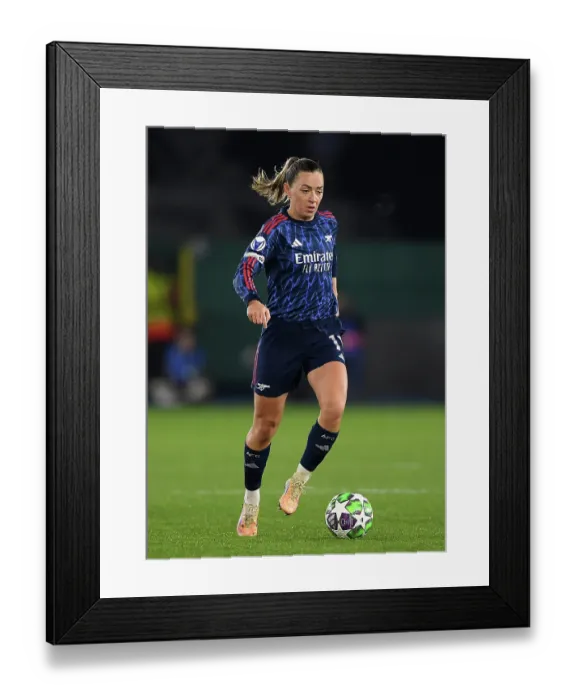 Framed Print : Oud-Heverlee Leuven v Arsenal FC - UEFA Women's Champions League 2025 / 26 League Phase MD6 Oud-Heverlee Leuven v Arsenal FC - UEFA Women's Champions League 2025 / 26 League