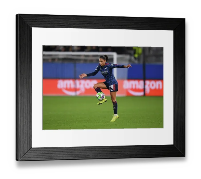 Framed Print : Oud-Heverlee Leuven v Arsenal FC - UEFA Women's Champions League 2025 / 26 League Phase MD6 Oud-Heverlee Leuven v Arsenal FC - UEFA Women's Champions League 2025 / 26 League