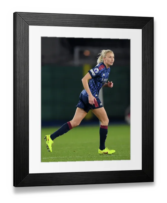 Framed Print : Oud-Heverlee Leuven v Arsenal FC - UEFA Women's Champions League 2025 / 26 League Phase MD6 Oud-Heverlee Leuven v Arsenal FC - UEFA Women's Champions League 2025 / 26 League