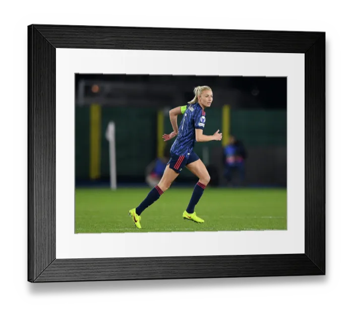 Framed Print : Oud-Heverlee Leuven v Arsenal FC - UEFA Women's Champions League 2025 / 26 League Phase MD6 Oud-Heverlee Leuven v Arsenal FC - UEFA Women's Champions League 2025 / 26 League