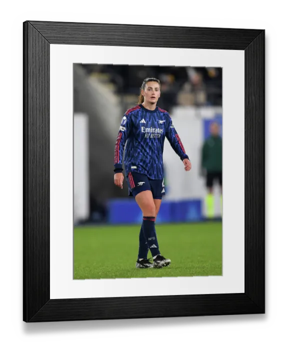 Framed Print : Oud-Heverlee Leuven v Arsenal FC - UEFA Women's Champions League 2025 / 26 League Phase MD6 Oud-Heverlee Leuven v Arsenal FC - UEFA Women's Champions League 2025 / 26 League