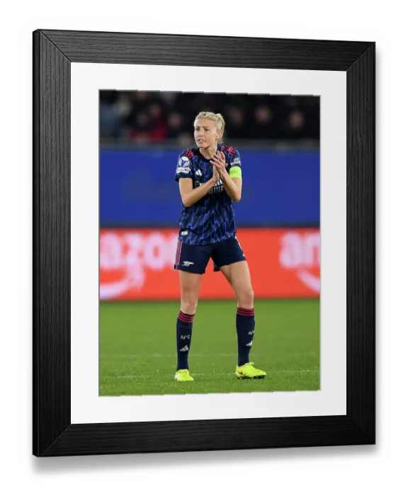 Framed Print : Oud-Heverlee Leuven v Arsenal FC - UEFA Women's Champions League 2025 / 26 League Phase MD6 Oud-Heverlee Leuven v Arsenal FC - UEFA Women's Champions League 2025 / 26 League