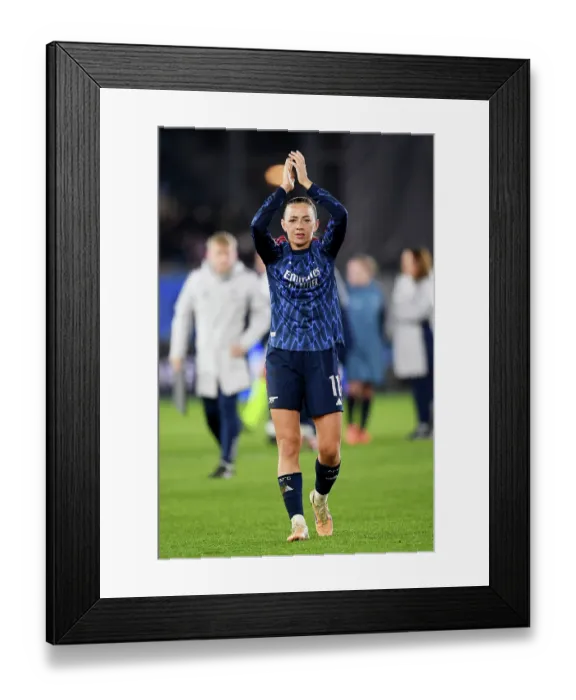 Framed Print : Oud-Heverlee Leuven v Arsenal FC - UEFA Women's Champions League 2025 / 26 League Phase MD6 Oud-Heverlee Leuven v Arsenal FC - UEFA Women's Champions League 2025 / 26 League