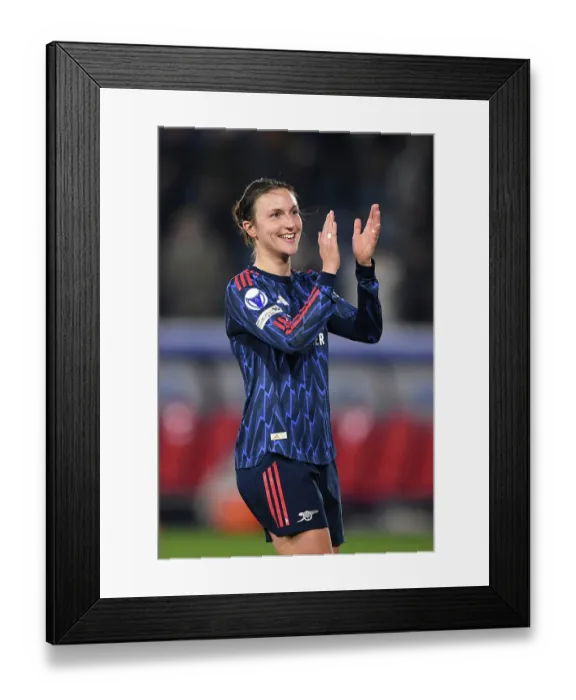 Framed Print : Oud-Heverlee Leuven v Arsenal FC - UEFA Women's Champions League 2025 / 26 League Phase MD6 Oud-Heverlee Leuven v Arsenal FC - UEFA Women's Champions League 2025 / 26 League