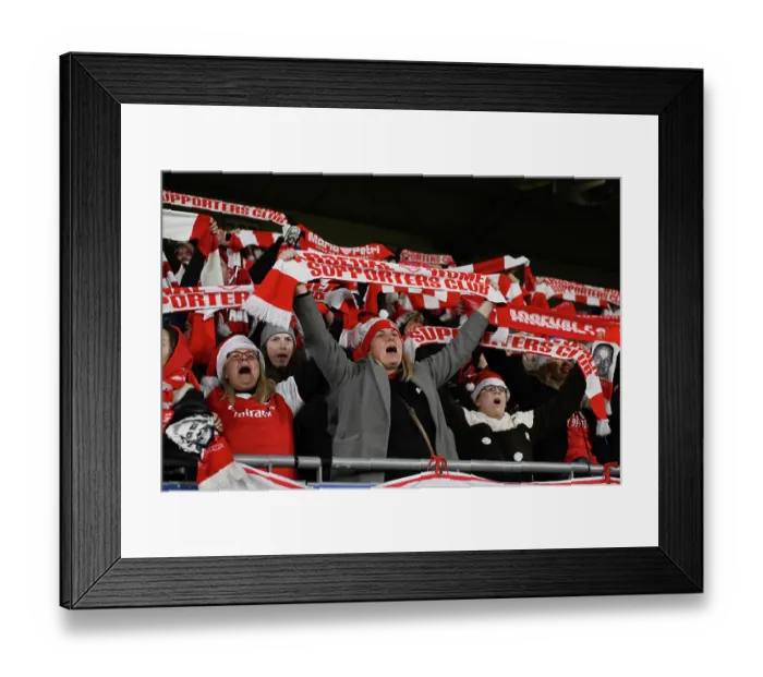 Framed Print : Oud-Heverlee Leuven v Arsenal FC - UEFA Women's Champions League 2025 / 26 League Phase MD6 Oud-Heverlee Leuven v Arsenal FC - UEFA Women's Champions League 2025 / 26 League