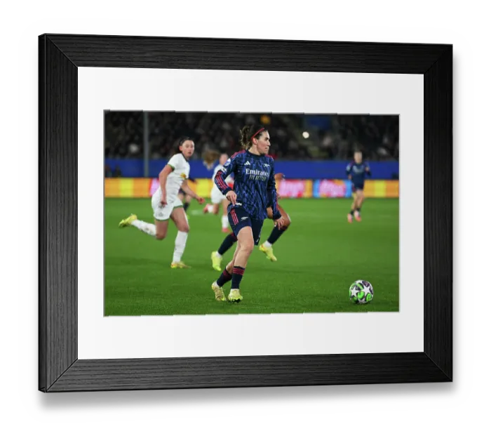 Framed Print : Oud-Heverlee Leuven v Arsenal FC - UEFA Women's Champions League 2025 / 26 League Phase MD6 Oud-Heverlee Leuven v Arsenal FC - UEFA Women's Champions League 2025 / 26 League